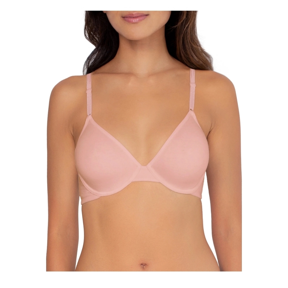 Fruit of the Loom Pink And Black Color Bras 2 Pack NWT - Picture 3 of 6